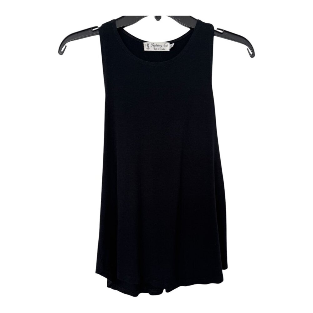 Fighting Eel Racerback Tank, XS, Black